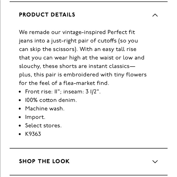 NEW • Madewell • Perfect Vintage Floral Jean Short - Picture 5 of 8